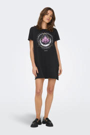 thumbnail: ONLY T-shirtjurk ONLLUCY met printopdruk zwart