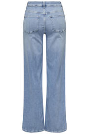 thumbnail: ONLY high waist wide leg jeans ONLMADISON light blue denim