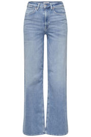 thumbnail: ONLY high waist wide leg jeans ONLMADISON light blue denim