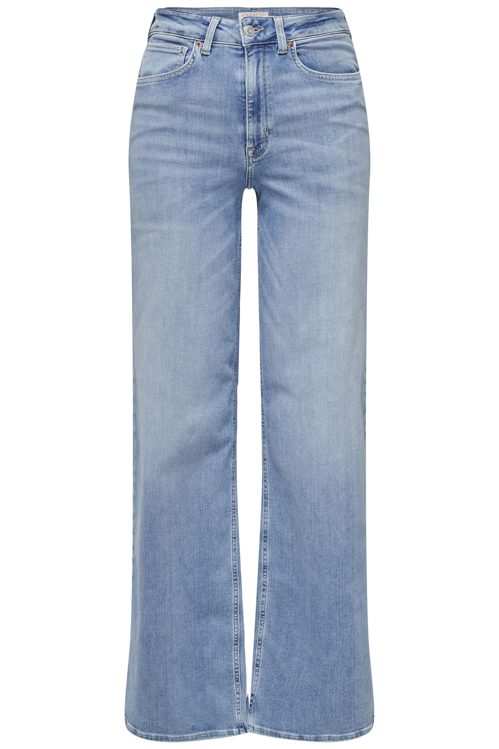 Only Jeans ONLMADISON - Donna A Vita Alta Con Gamba Larga - Cotone Elastico