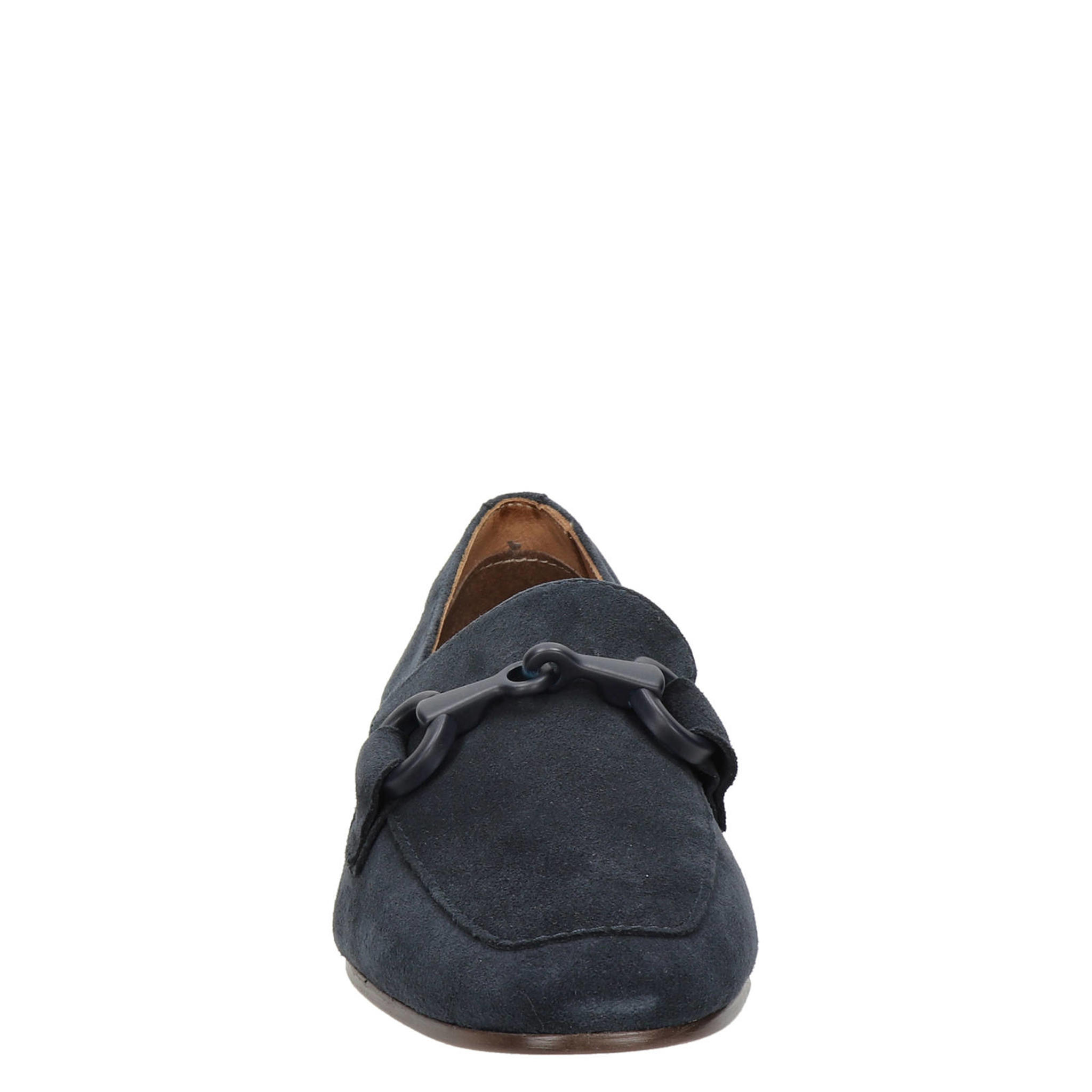 Nelson Festa suède loafers met gesp donkerblauw wehkamp