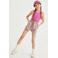 WE Fashion ribgebreide  top fuchsia