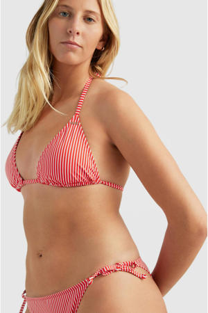 voorgevormde triangel bikini Capri Bondey rood/wit