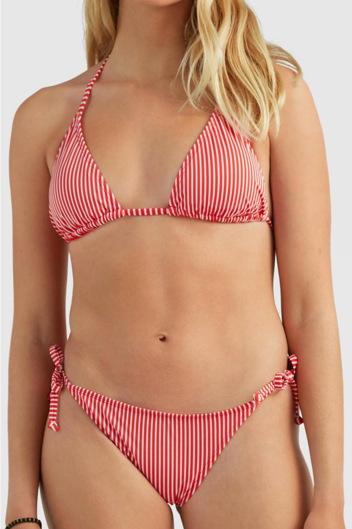 Verleiding boerderij Nieuwsgierigheid O'Neill voorgevormde triangel bikini Capri Bondey rood/wit | wehkamp