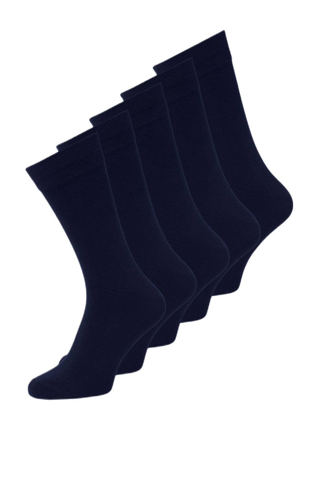 JACK & JONES sokken JACJENS - set van 5 donkerblauw