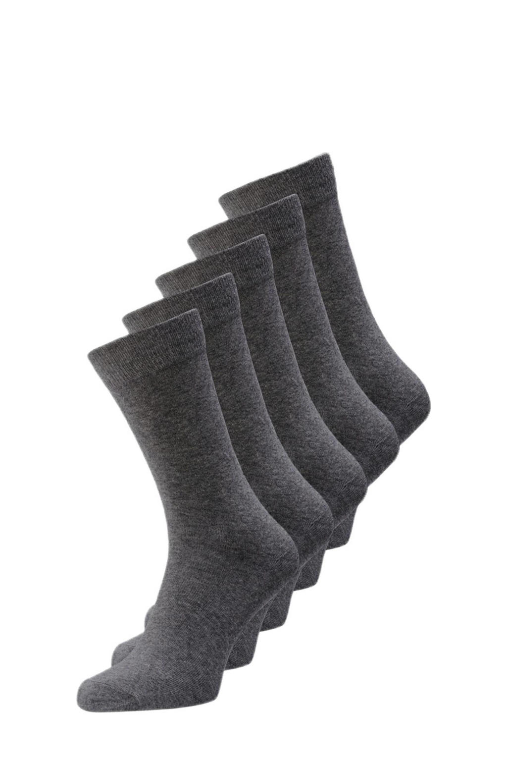 JACK & JONES sokken JACJENS - set van 5 grijs