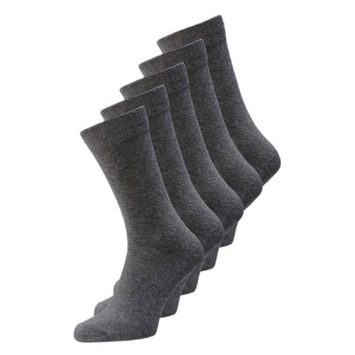 JACK & JONES sokken JACJENS - set van 5 grijs afbeelding