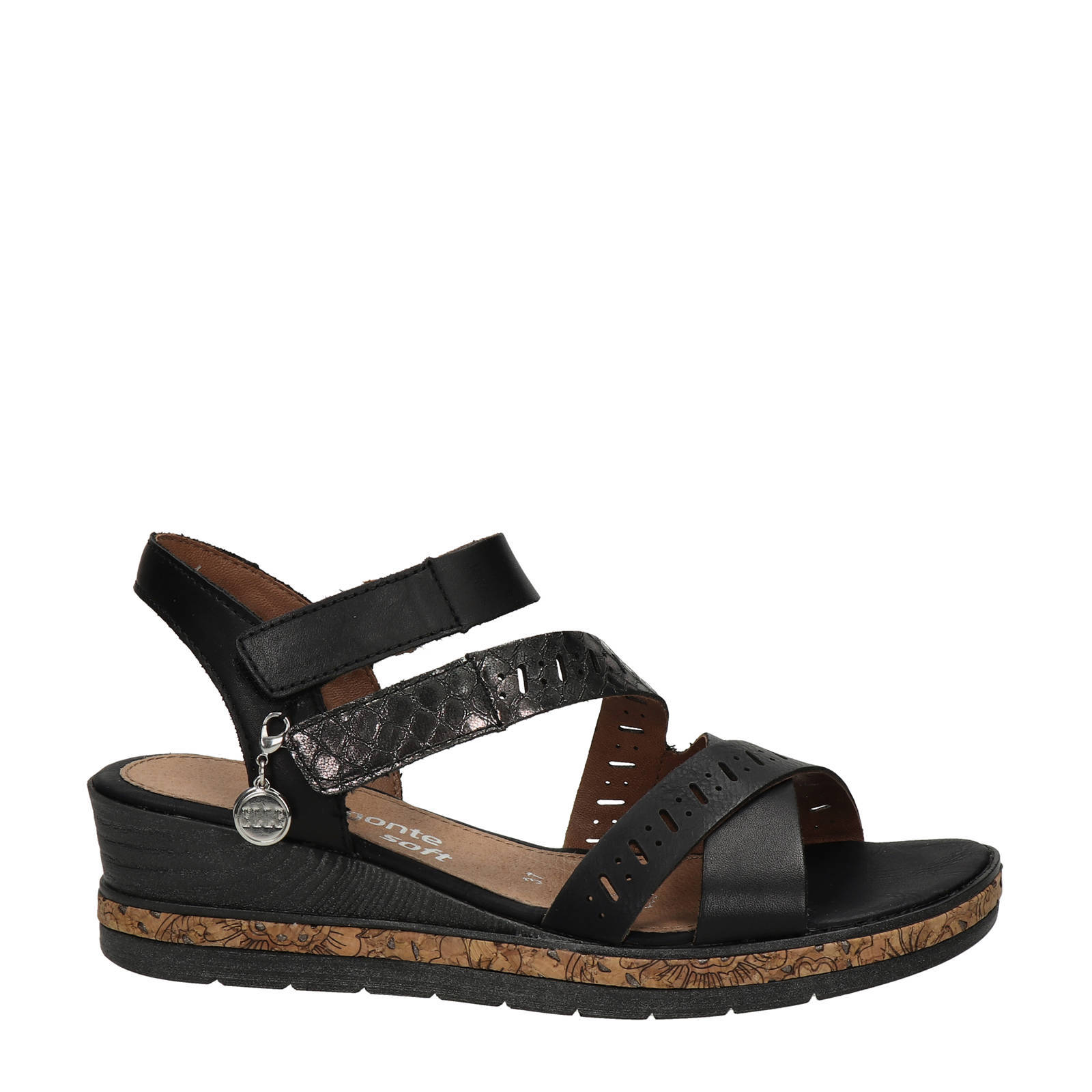 Sandalen zwart best sale leer dames