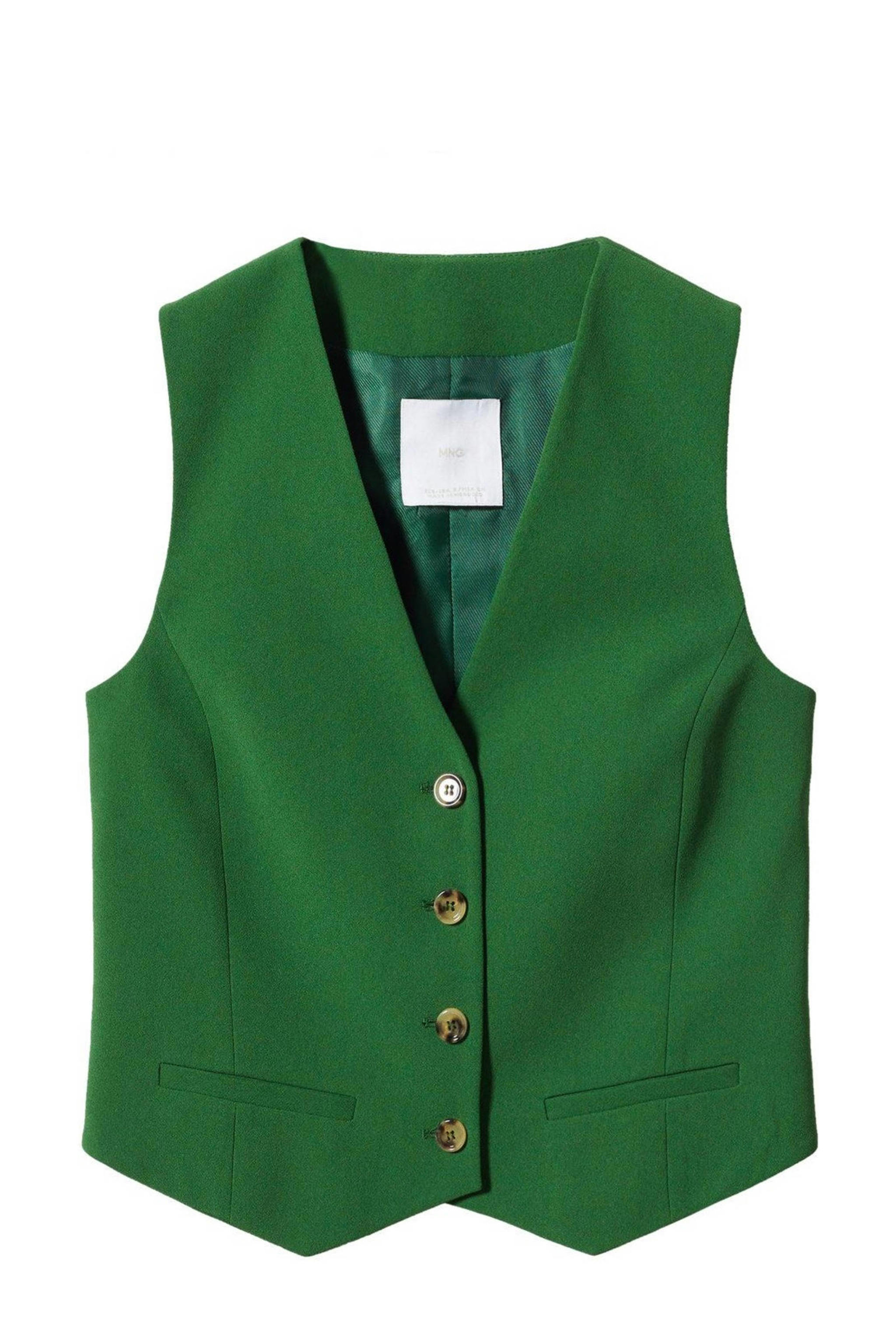 Mango gilet groen kopen? in huis wehkamp
