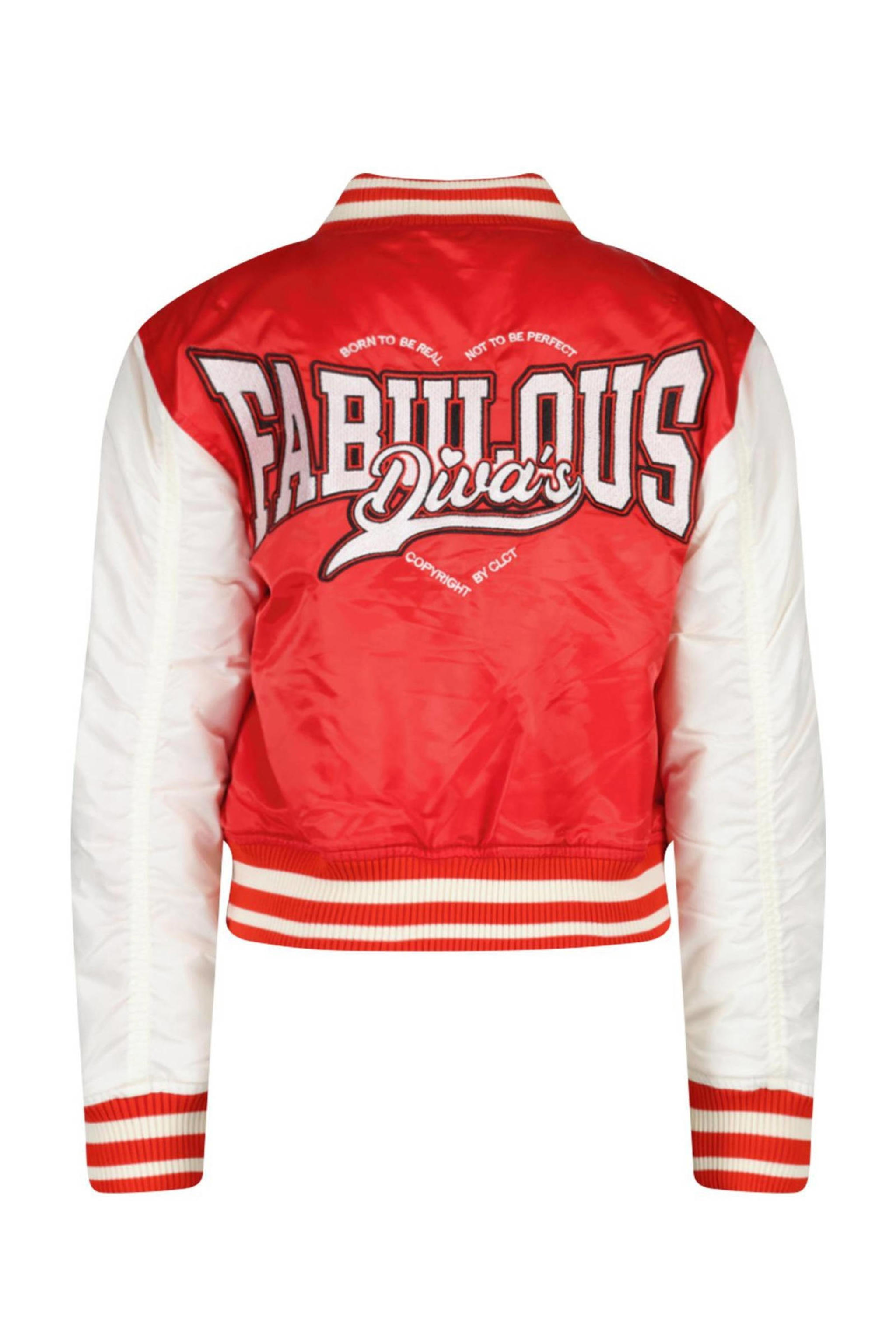 CoolCat Junior baseball jacket zomer Jenny rood wehkamp