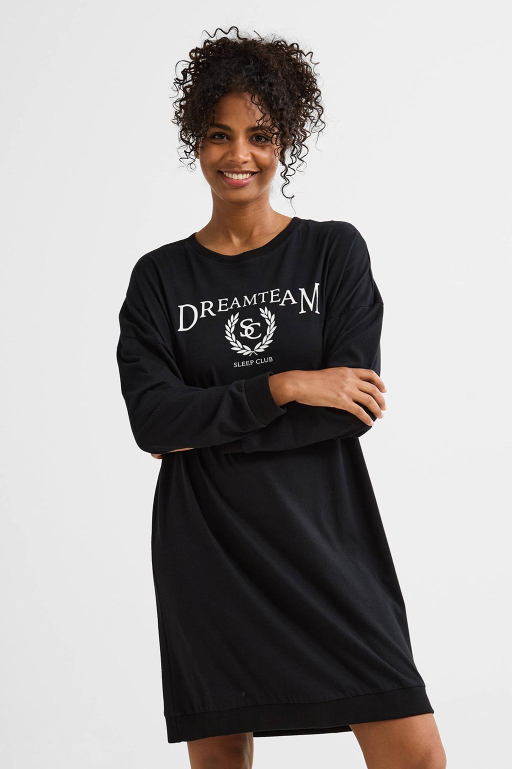 Dreamcovers oversized nachthemd zwart