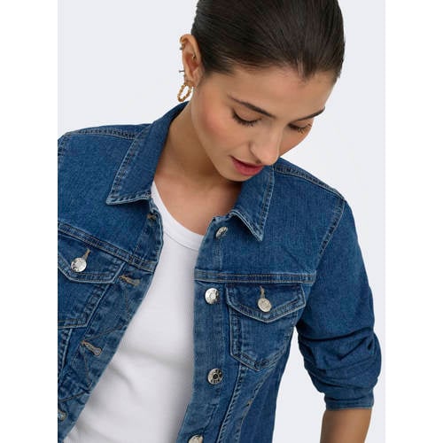 ONLY spijkerjasje ONLWONDER medium blue denim afbeelding