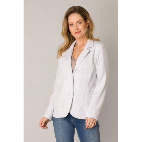 ES&SY regular blazer grijs melange afbeelding