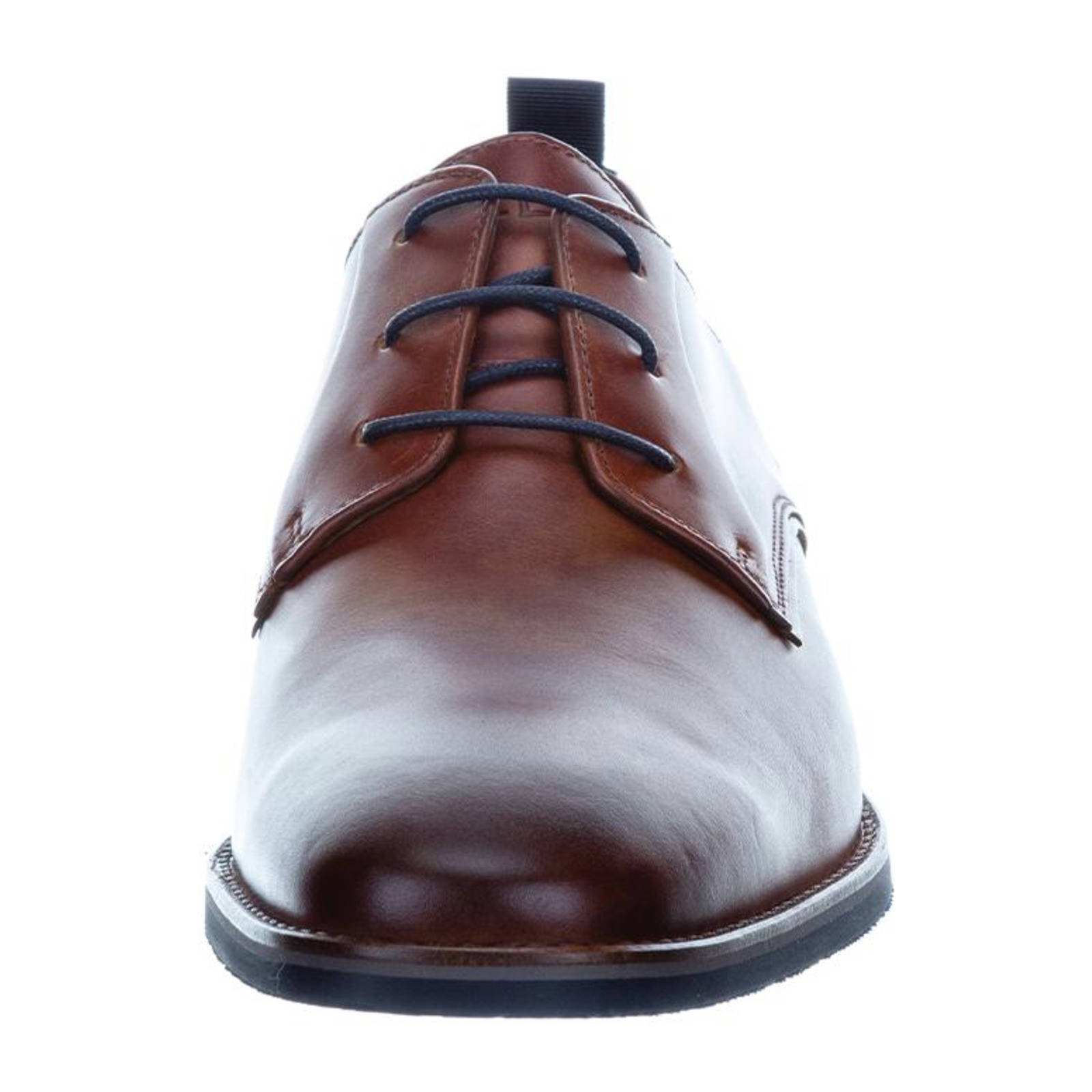 Van Lier Amalfi leren veterschoenen cognac wehkamp