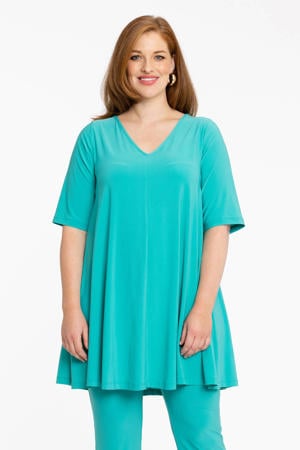 tuniek DOLCE van travelstof turquoise