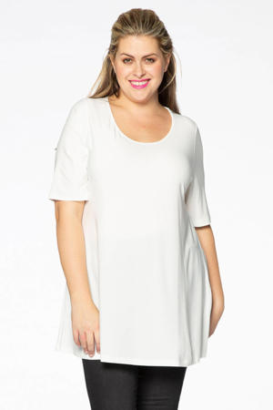 T-shirt DOLCE van travelstof wit