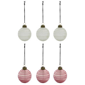 kerstbal Lolli (set van 6) (ø6 cm)