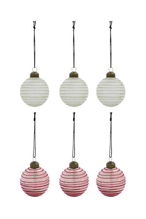 kerstbal Lolli (set van 6)  (ø6 cm)