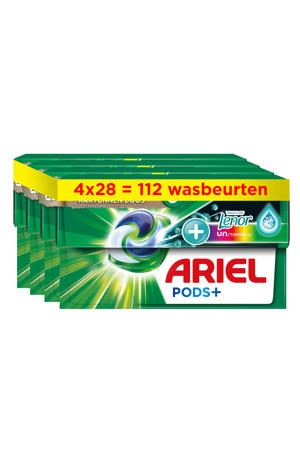 PODS+, +Touch Van Unst Color vloeibaar wasmiddelcapsules - 4 x 28 wasbeurten - 112 wasbeurten