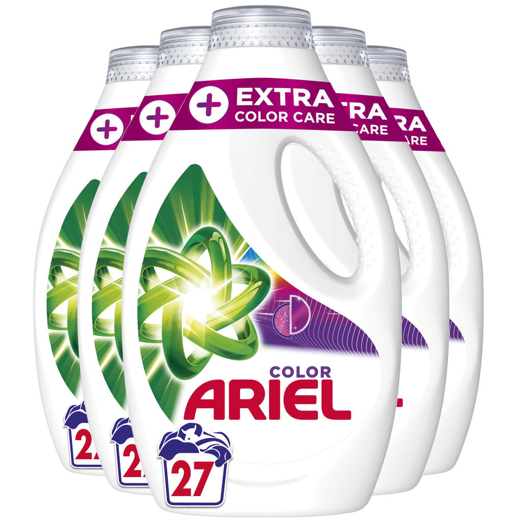 Ariel vloeibaar wasmiddel + Extra Kleurverzorging - 5 x 27 wasbeurten - 135 wasbeurten
