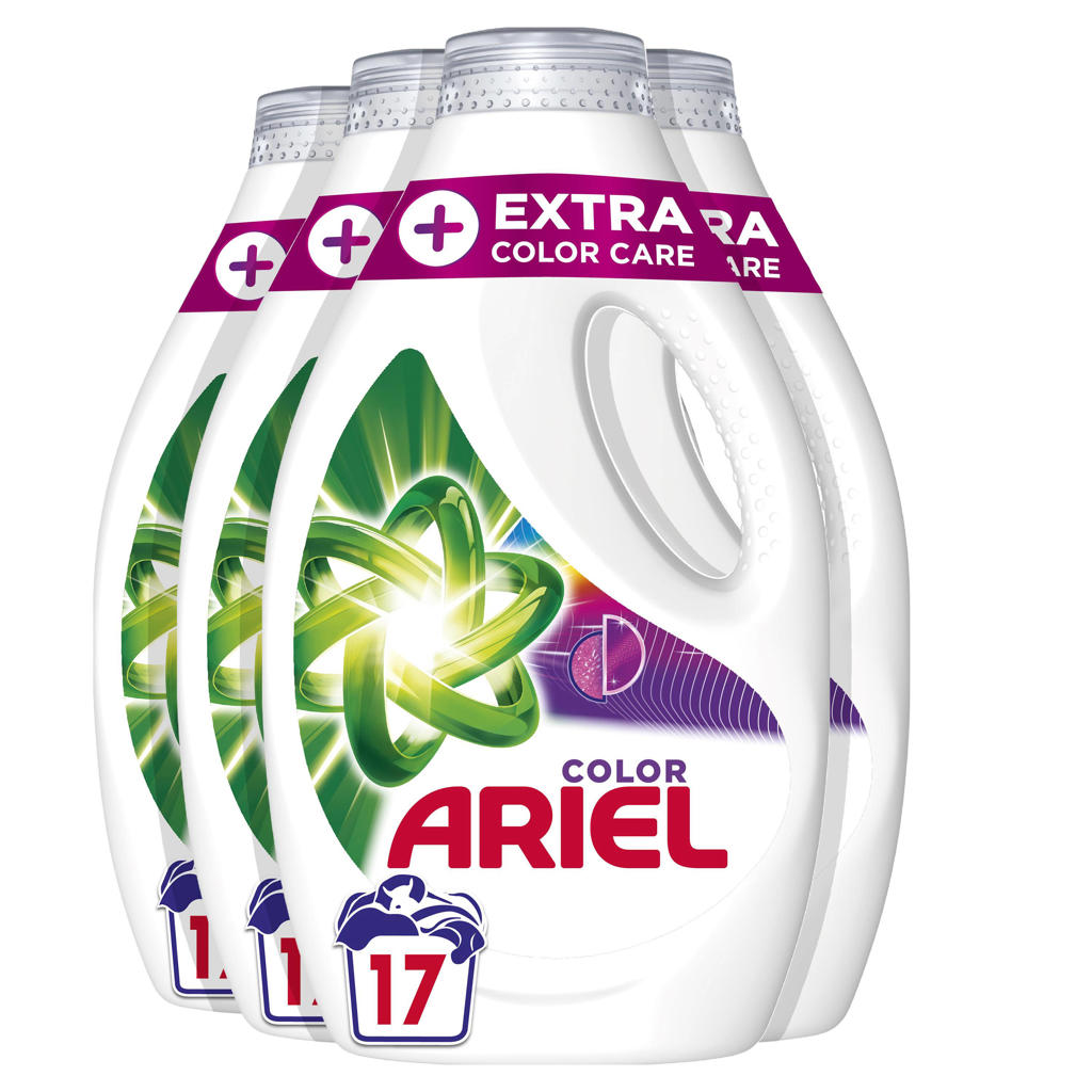 Ariel vloeibaar wasmiddel + Extra Kleurverzorging - 4 x 17 wasbeurten - 68 wasbeurten
