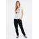 Protest cropped regular fit broek PRTLEAF  zwart