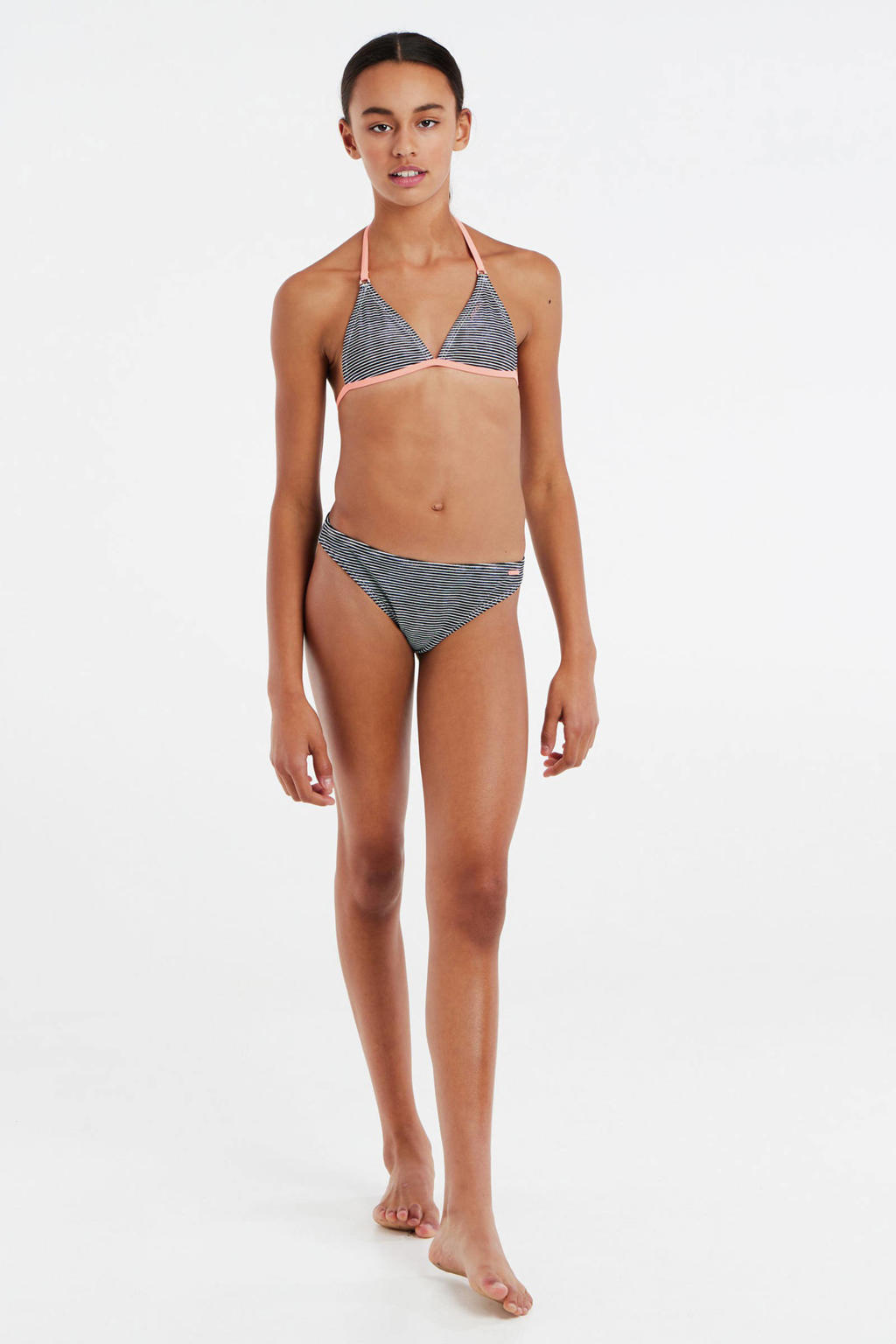 Protest triangelbikini PRTNIKLE JR zwart/wit