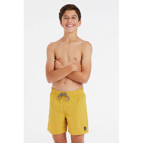 Protest zwemshort CULTURE JR geel afbeelding