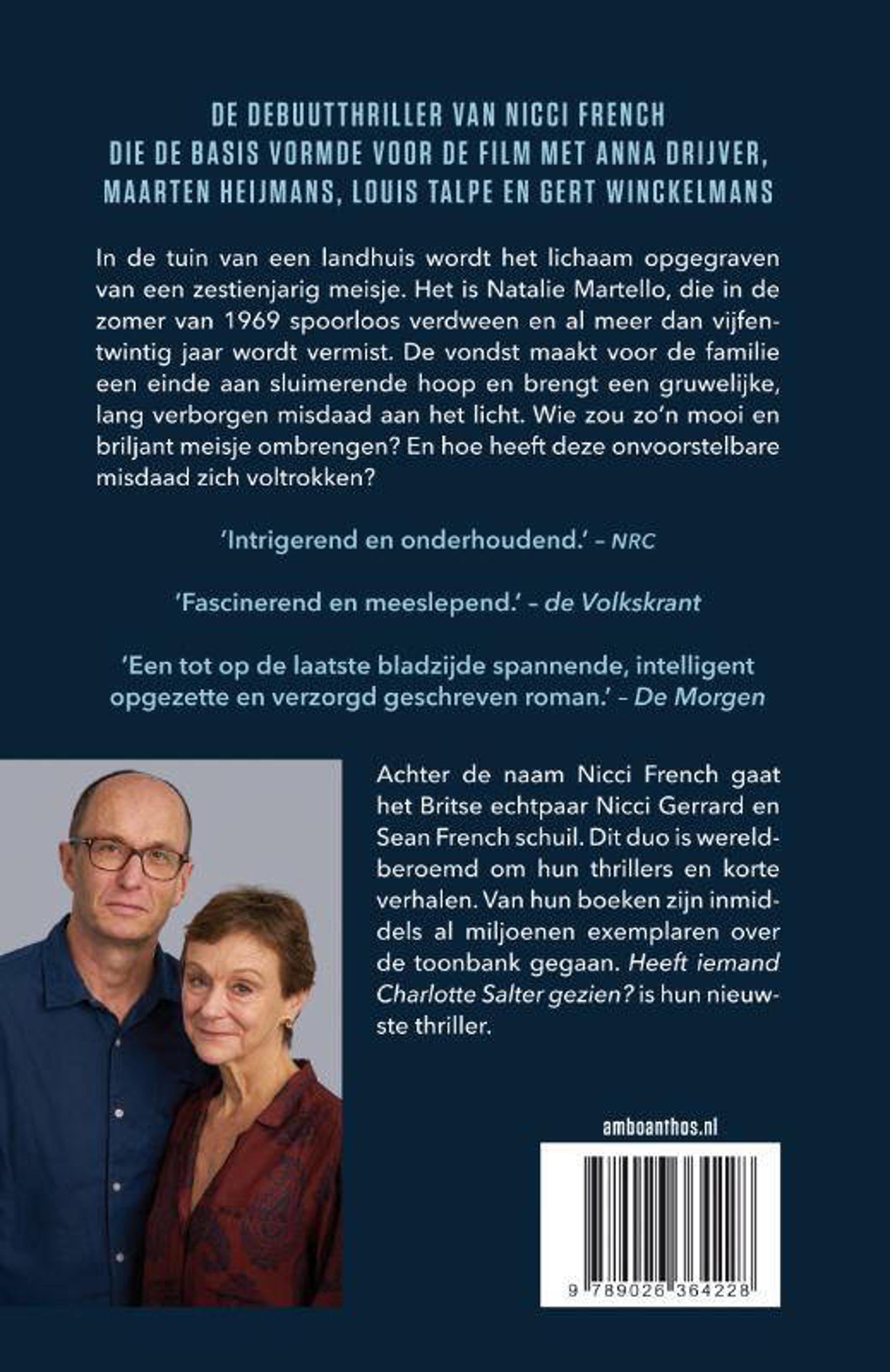 Nicci French Het geheugenspel wehkamp Nicci French Het geheugenspel wehkamp