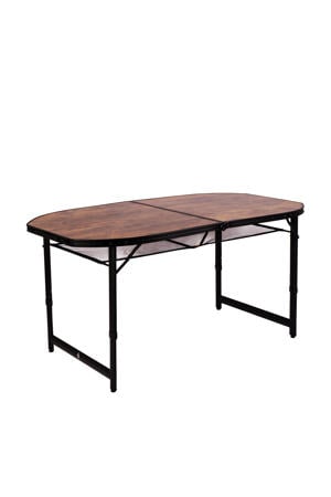 Woodbine campingtafel ovaal koffermodel (150x80 cm)