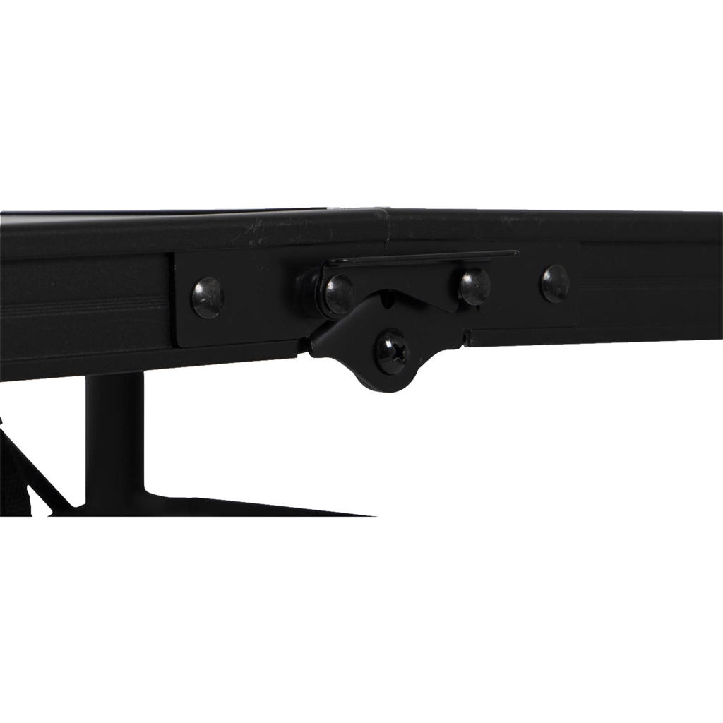 Bo-Camp Campingtafel Oval - Koffermodel, 120x80 Cm, Aluminium, Verstelbare Poten, Met Opbergnet