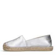 thumbnail: Manfield leren espadrilles zilver
