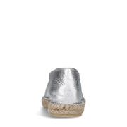 thumbnail: Manfield leren espadrilles zilver