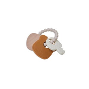 siliconen bijtring sleutelbos - Teddy Bear
