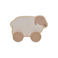 Jollein  Houten speelgoedauto 11x9x6 cm Farm Lamb
