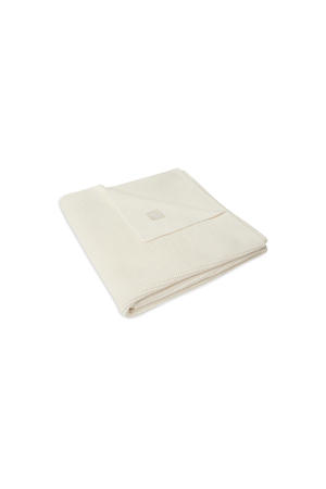 baby wiegdeken 75x100 cm Basic Knit Ivory