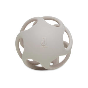 siliconen bijtring bal 9,5 cm Nougat