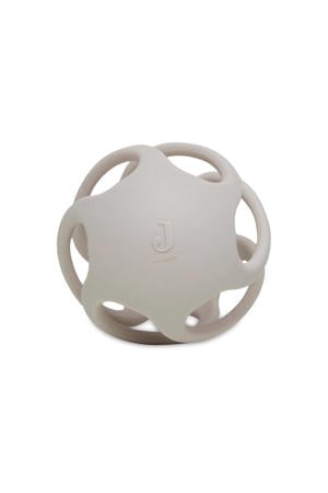 siliconen bijtring bal 9,5 cm Nougat