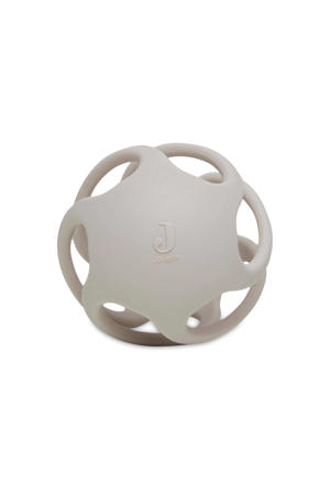 siliconen bijtring bal 9,5 cm Nougat