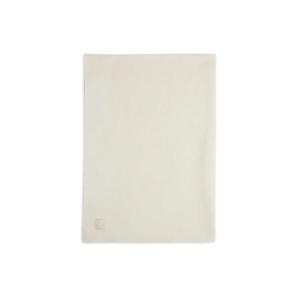 Jollein baby ledikant deken 100x150 cm Basic Knit Ivory