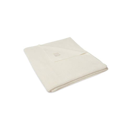 Jollein baby ledikant deken 100x150 cm Basic Knit Ivory afbeelding