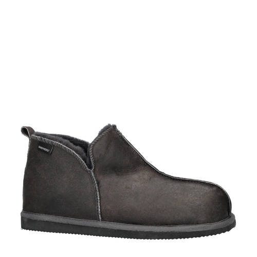 Shepherd suède pantoffels grijs afbeelding