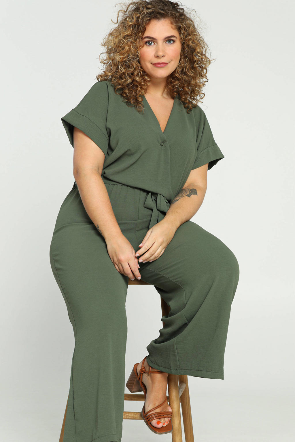 Paprika jumpsuit groen kopen? in huis wehkamp