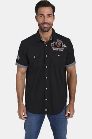 casual overhemd zwart