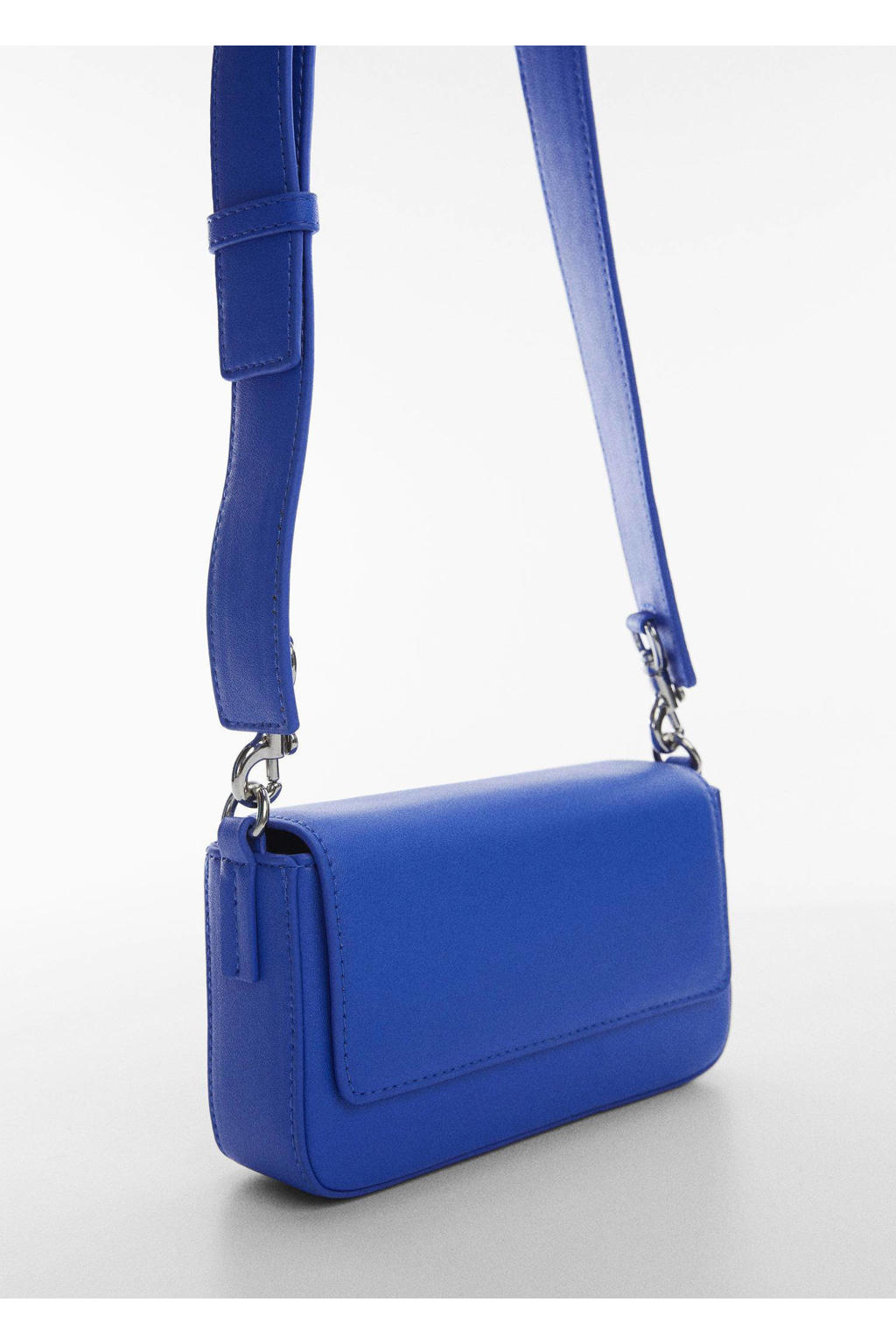 Mango crossbody tas kobaltblauw wehkamp