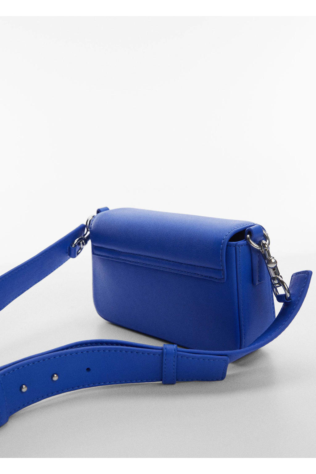 Mango crossbody tas kobaltblauw wehkamp