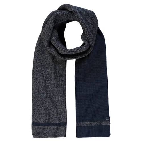 LERROS sjaal donkerblauw/grijs