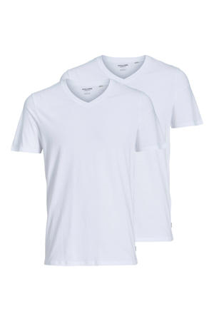 ondershirt JACBASIC (set van 2) wit