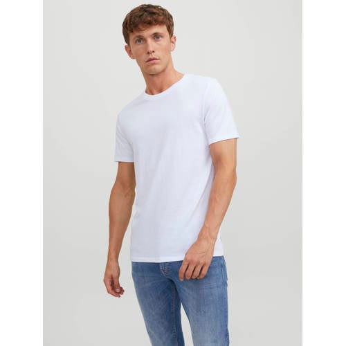 JACK & JONES ondershirt JACBASIC (set van 2) wit afbeelding