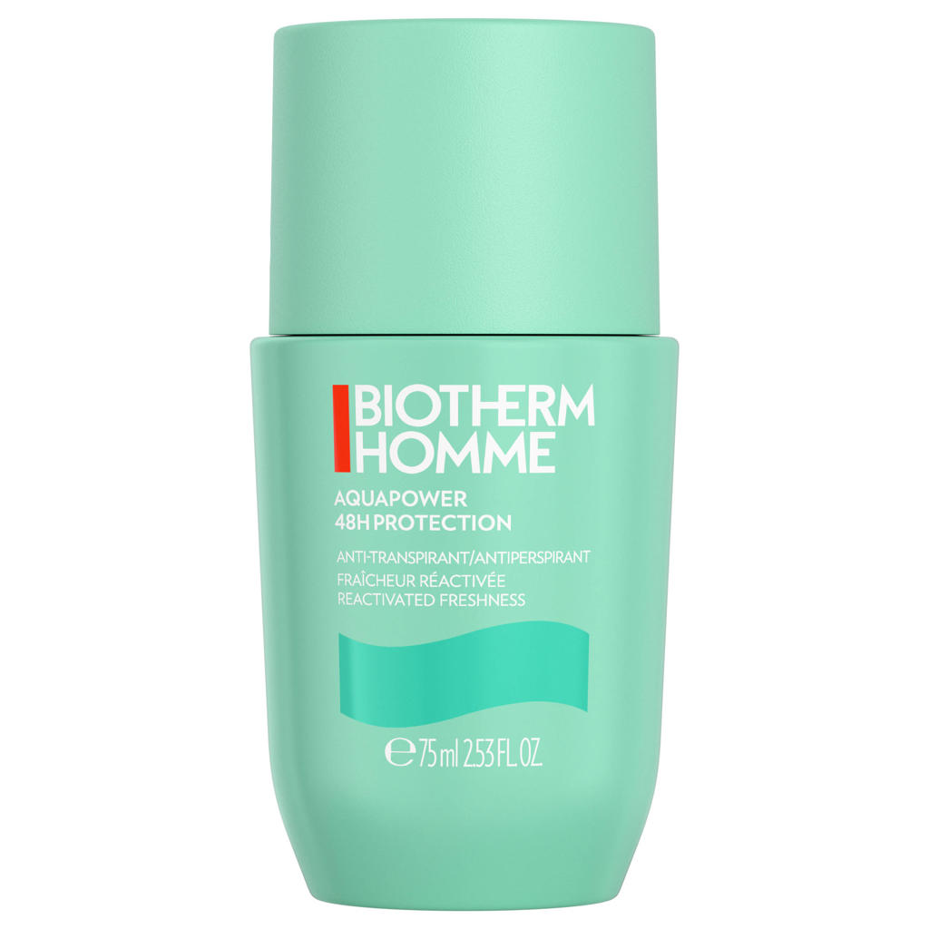 Biotherm Homme Aquapower 48H Protection deodorant roller - 75 ml